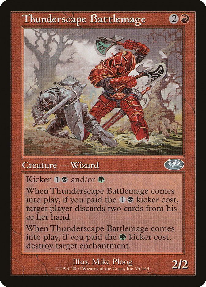 Thunderscape Battlemage [Planeshift] - Magic: The Gathering - Card Brawlers | Quebec | Canada |