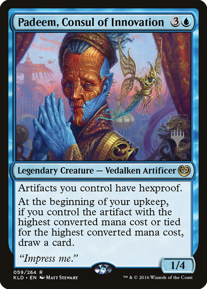 Padeem, Consul of Innovation (Promo Pack) [Kaladesh Promos] - Magic: The Gathering - Card Brawlers | Quebec | Canada |