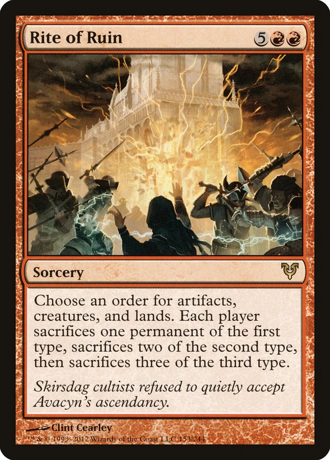 Rite of Ruin [Avacyn Restored] - Magic: The Gathering - Card Brawlers | Quebec | Canada |