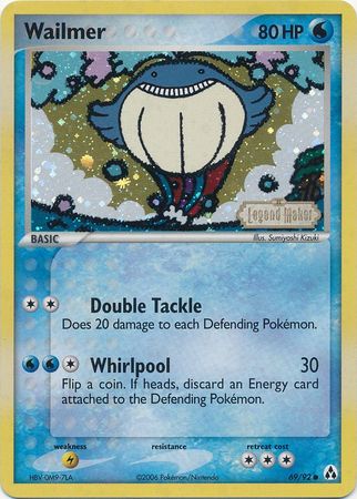 Wailmer (69/92) (Stamped) [EX: Legend Maker] - Pokémon - Card Brawlers | Quebec | Canada |