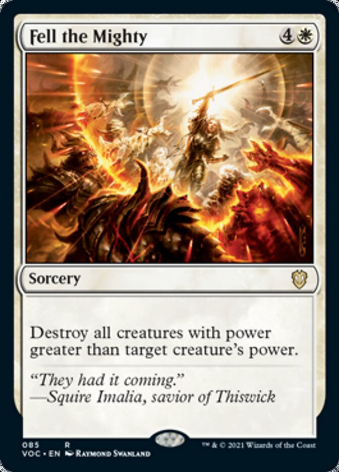Fell the Mighty [Innistrad: Crimson Vow Commander] - Magic: The Gathering - Card Brawlers | Quebec | Canada |