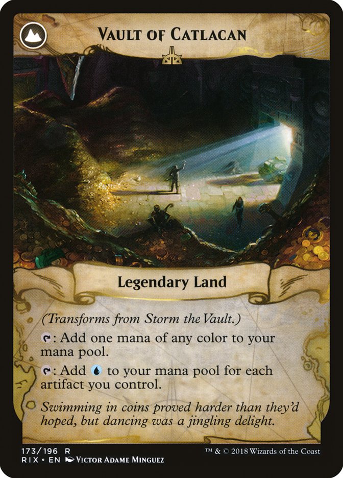 Storm the Vault // Vault of Catlacan [Rivals of Ixalan] - Magic: The Gathering - Card Brawlers | Quebec | Canada |