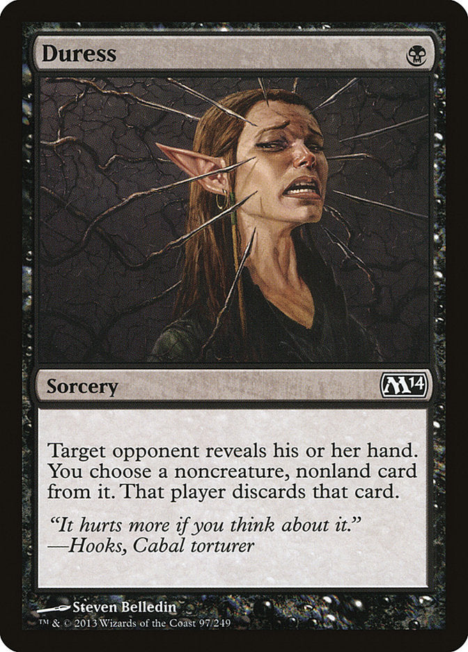 Duress [Magic 2014] - Magic: The Gathering - Card Brawlers | Quebec | Canada |