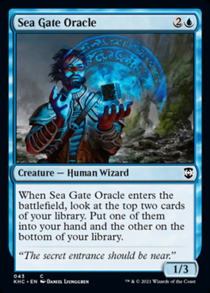 Sea Gate Oracle [Kaldheim Commander] - Magic: The Gathering - Card Brawlers | Quebec | Canada |