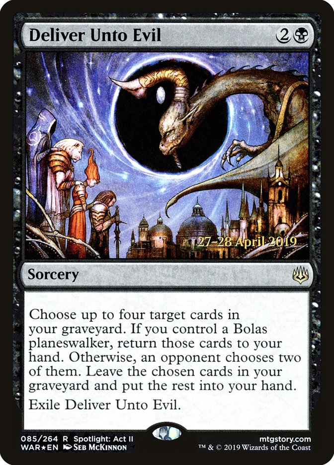 Deliver Unto Evil [War of the Spark Prerelease Promos] - Magic: The Gathering - Card Brawlers | Quebec | Canada |
