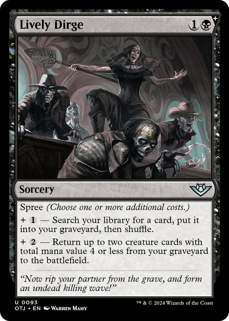 Lively Dirge [Outlaws of Thunder Junction] - Magic: The Gathering - Card Brawlers | Quebec | Canada |