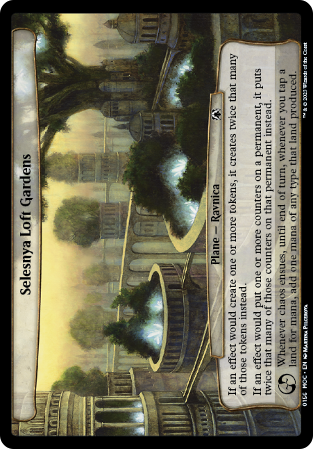 Selesnya Loft Gardens [March of the Machine Commander] - Magic: The Gathering - Card Brawlers | Quebec | Canada |