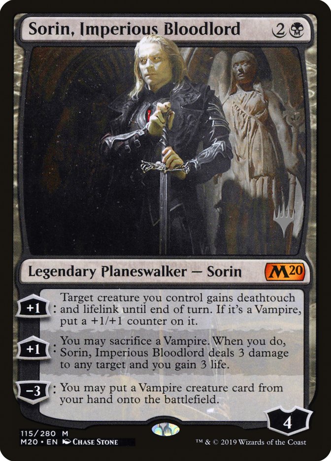 Sorin, Imperious Bloodlord (Promo Pack) [Core Set 2020 Promos] - Magic: The Gathering - Card Brawlers | Quebec | Canada |