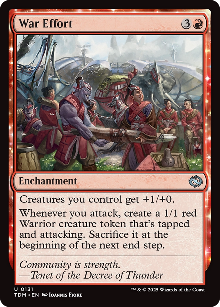 War Effort [Tarkir: Dragonstorm] - Magic: The Gathering - Card Brawlers | Quebec | Canada |