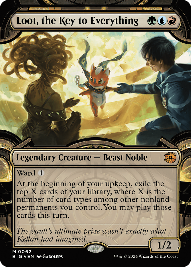 Loot, the Key to Everything (Showcase) (Raised Foil) [Outlaws of Thunder Junction: The Big Score] - Magic: The Gathering - Card Brawlers | Quebec | Canada |