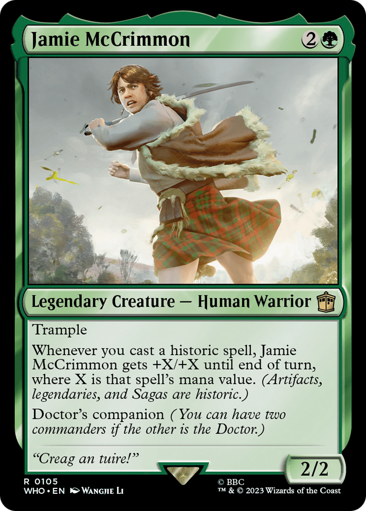 Jamie McCrimmon (Extended Art) [Doctor Who] - Magic: The Gathering - Card Brawlers | Quebec | Canada |