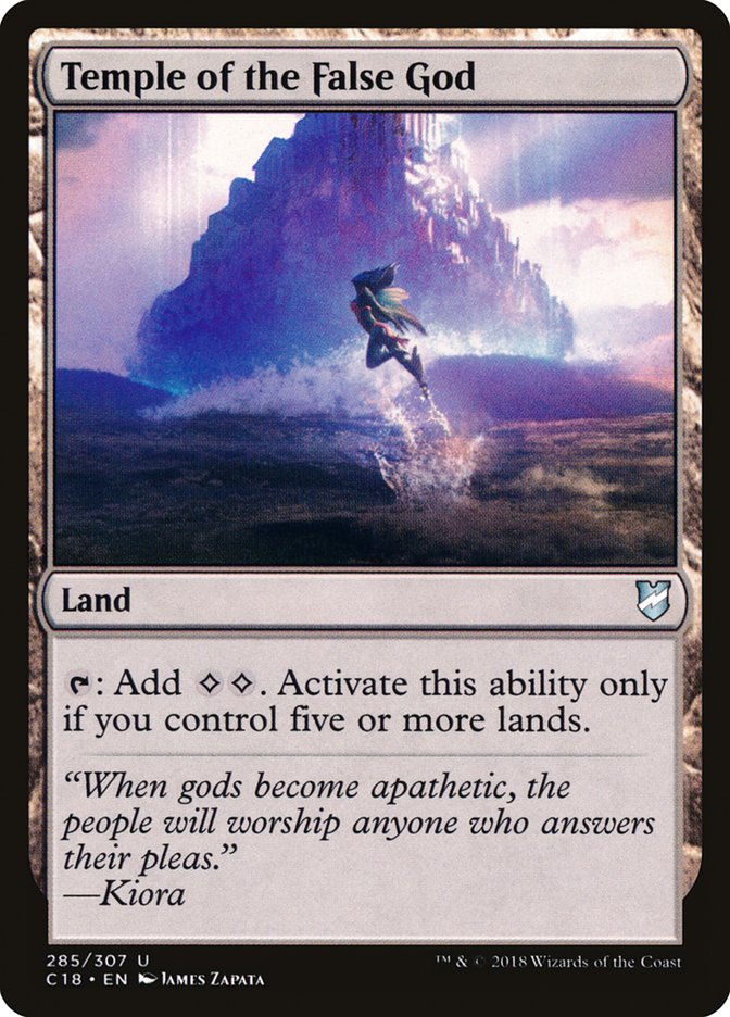 Temple of the False God [Commander 2018] - Magic: The Gathering - Card Brawlers | Quebec | Canada |