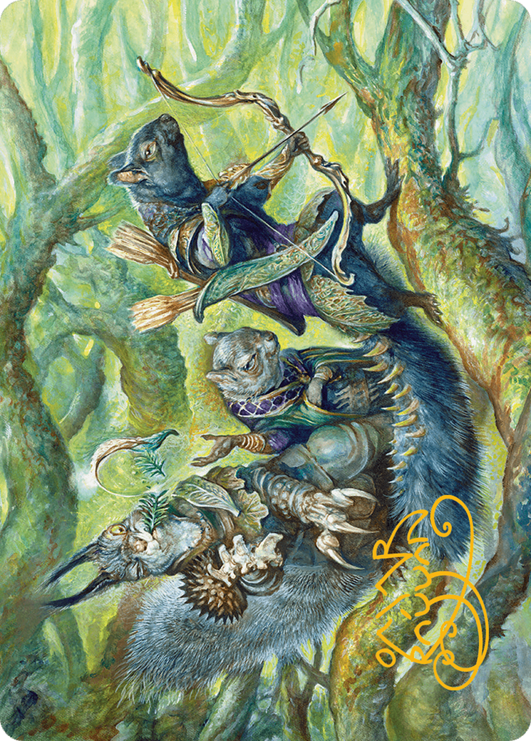 The Odd Acorn Gang Art Card (Gold-Stamped Signature) [Bloomburrow Art Series] - Magic: The Gathering - Card Brawlers | Quebec | Canada |