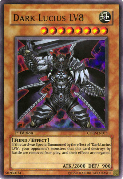 Dark Lucius LV8 [CDIP-EN011] Ultra Rare - Yu-Gi-Oh! - Card Brawlers | Quebec | Canada |