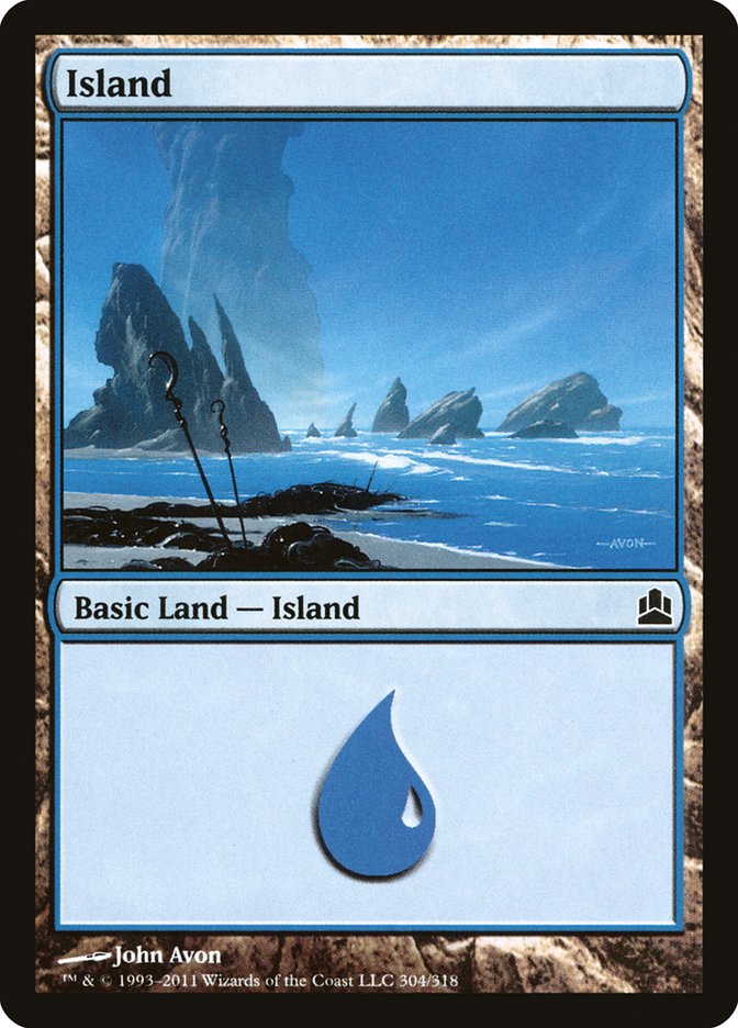 Island (304) [Commander 2011] - Magic: The Gathering - Card Brawlers | Quebec | Canada |