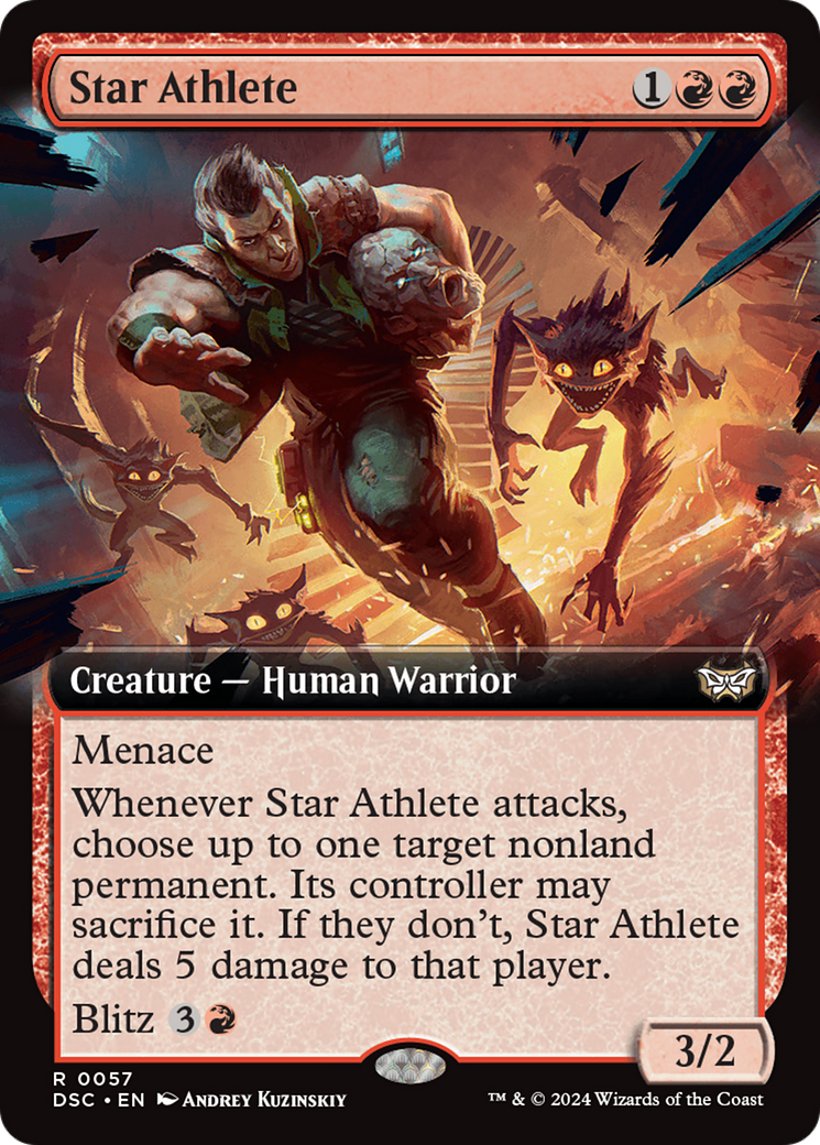 Star Athlete (Extended Art) [Duskmourn: House of Horror Commander] - Magic: The Gathering - Card Brawlers | Quebec | Canada |