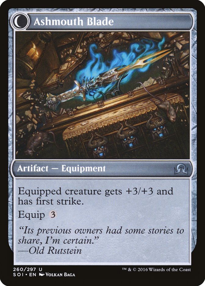 Neglected Heirloom // Ashmouth Blade [Shadows over Innistrad] - Magic: The Gathering - Card Brawlers | Quebec | Canada |