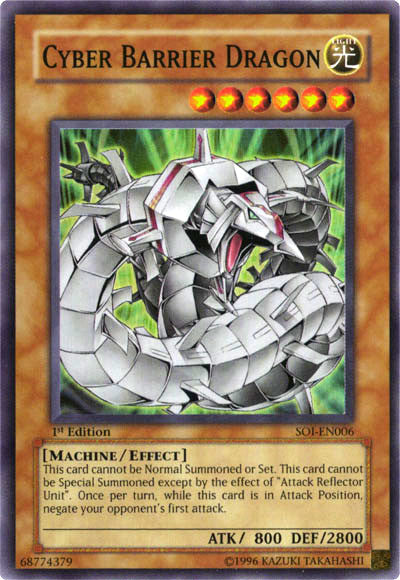 Cyber Barrier Dragon [SOI-EN006] Super Rare - Yu-Gi-Oh! - Card Brawlers | Quebec | Canada |