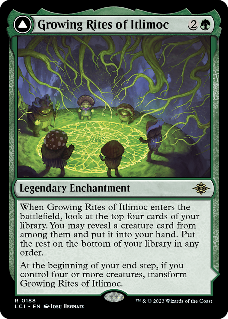Growing Rites of Itlimoc // Itlimoc, Cradle of the Sun [The Lost Caverns of Ixalan] - Magic: The Gathering - Card Brawlers | Quebec | Canada |