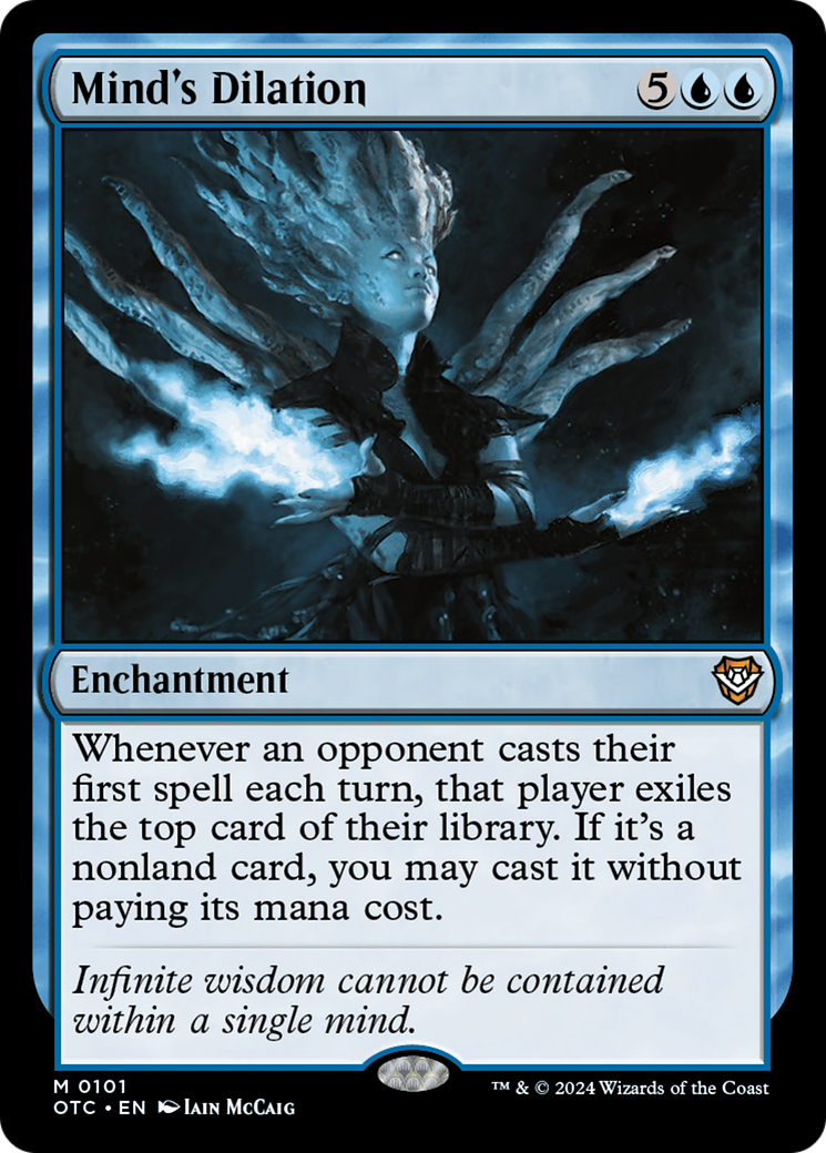 Mind's Dilation [Outlaws of Thunder Junction Commander] - Magic: The Gathering - Card Brawlers | Quebec | Canada |