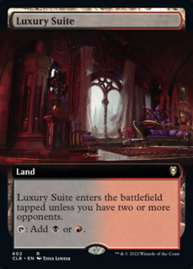 Luxury Suite (Extended Art) [Commander Legends: Battle for Baldur's Gate] - Magic: The Gathering - Card Brawlers | Quebec | Canada |