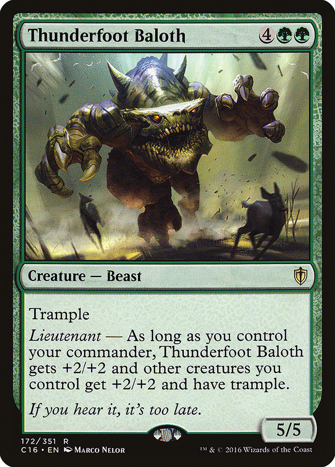 Thunderfoot Baloth [Commander 2016] - Magic: The Gathering - Card Brawlers | Quebec | Canada |