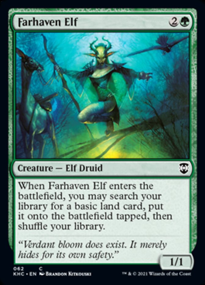 Farhaven Elf [Kaldheim Commander] - Magic: The Gathering - Card Brawlers | Quebec | Canada |