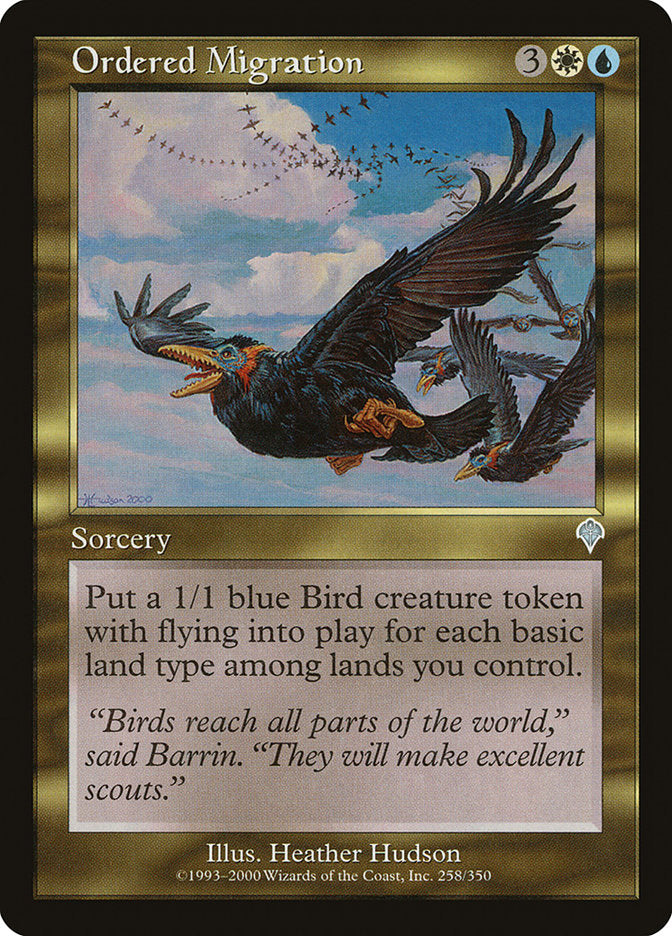 Ordered Migration [Invasion] - Magic: The Gathering - Card Brawlers | Quebec | Canada |