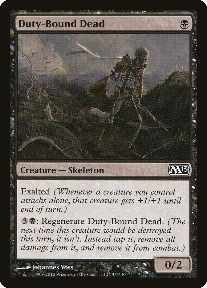 Duty-Bound Dead [Magic 2013] - Magic: The Gathering - Card Brawlers | Quebec | Canada |