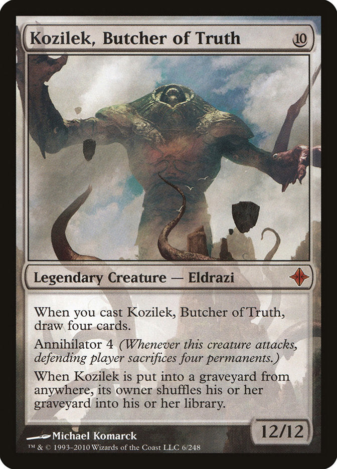Kozilek, Butcher of Truth [Rise of the Eldrazi] - Magic: The Gathering - Card Brawlers | Quebec | Canada |