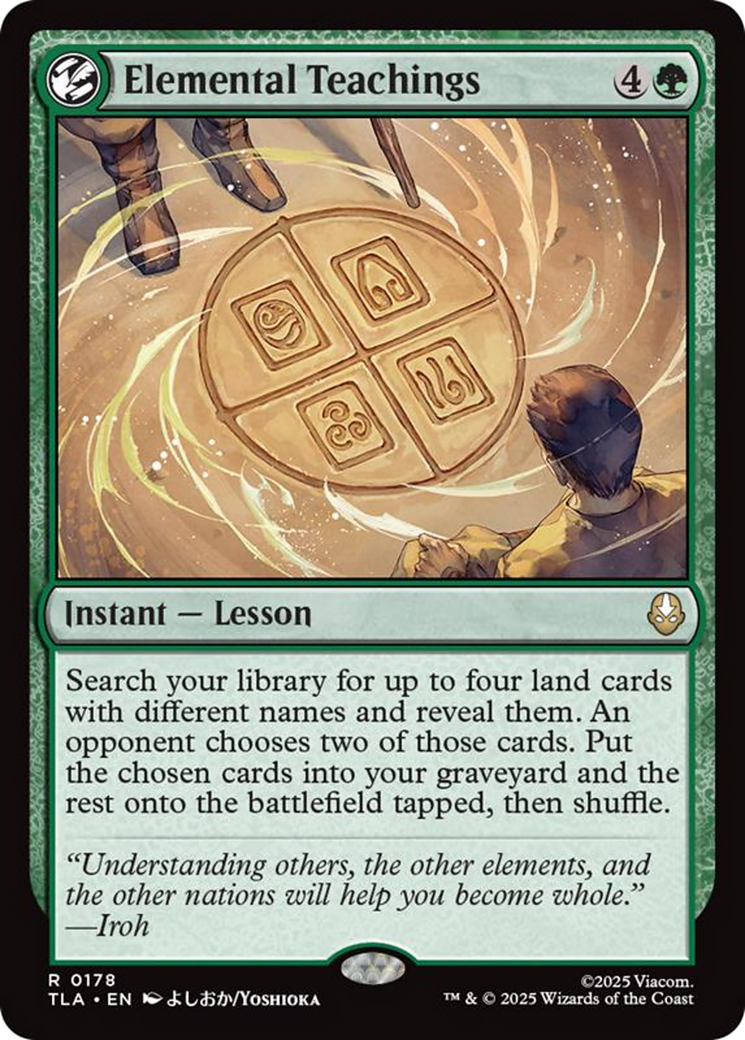 Elemental Teachings [Avatar: The Last Airbender] - Magic: The Gathering - Card Brawlers | Quebec | Canada |