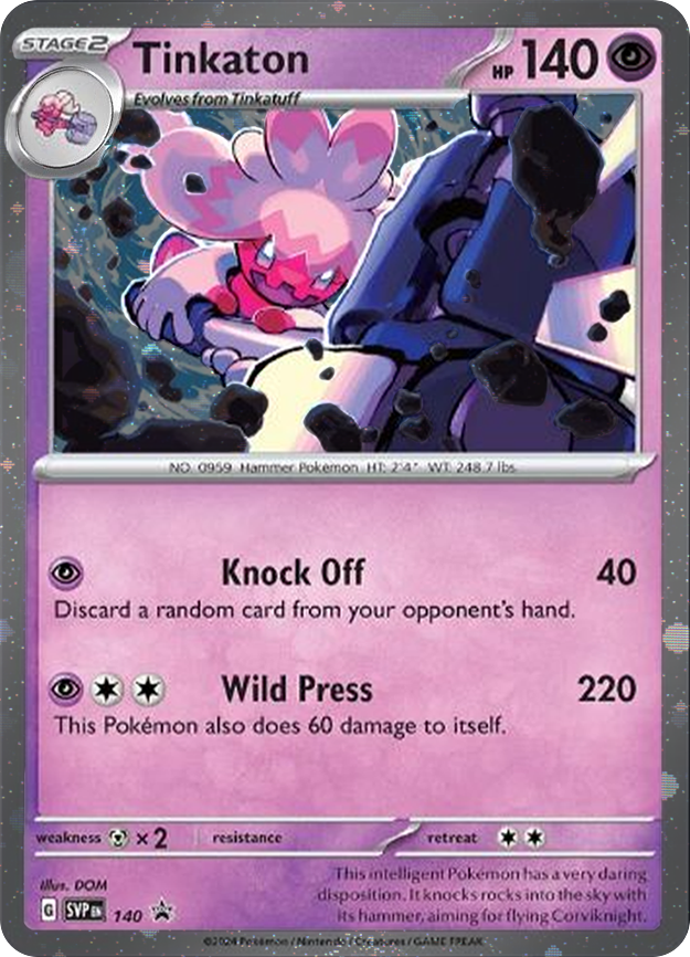 Tinkaton (SVP140) (Cosmos Holo) [Scarlet & Violet: Black Star Promos] - Pokémon - Card Brawlers | Quebec | Canada |