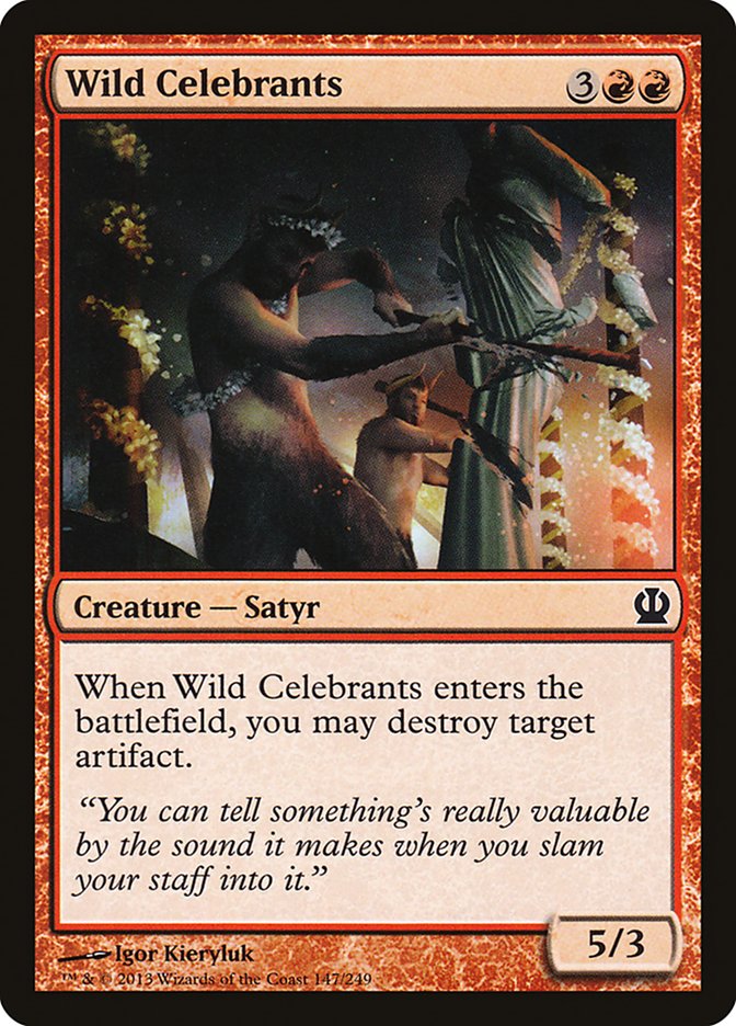 Wild Celebrants [Theros] - Magic: The Gathering - Card Brawlers | Quebec | Canada |