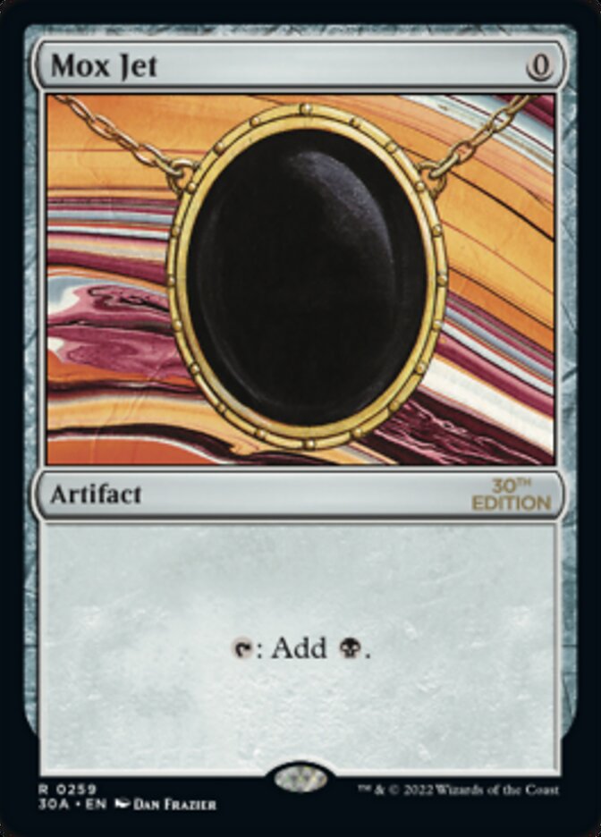 Mox Jet [30th Anniversary Edition] - Magic: The Gathering - Card Brawlers | Quebec | Canada |