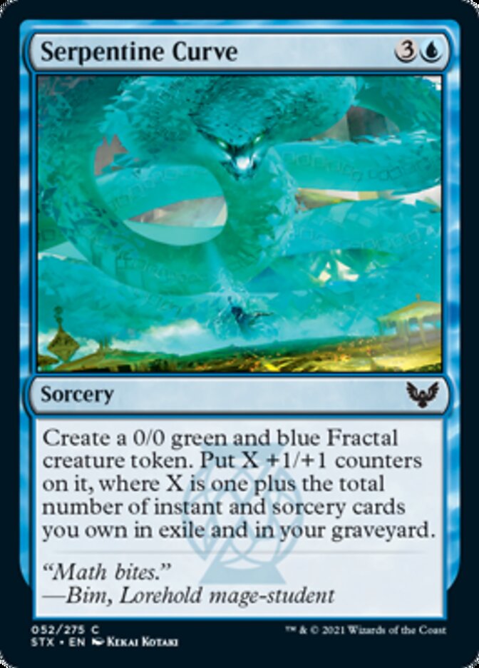 Serpentine Curve [Strixhaven: School of Mages] - Magic: The Gathering - Card Brawlers | Quebec | Canada |