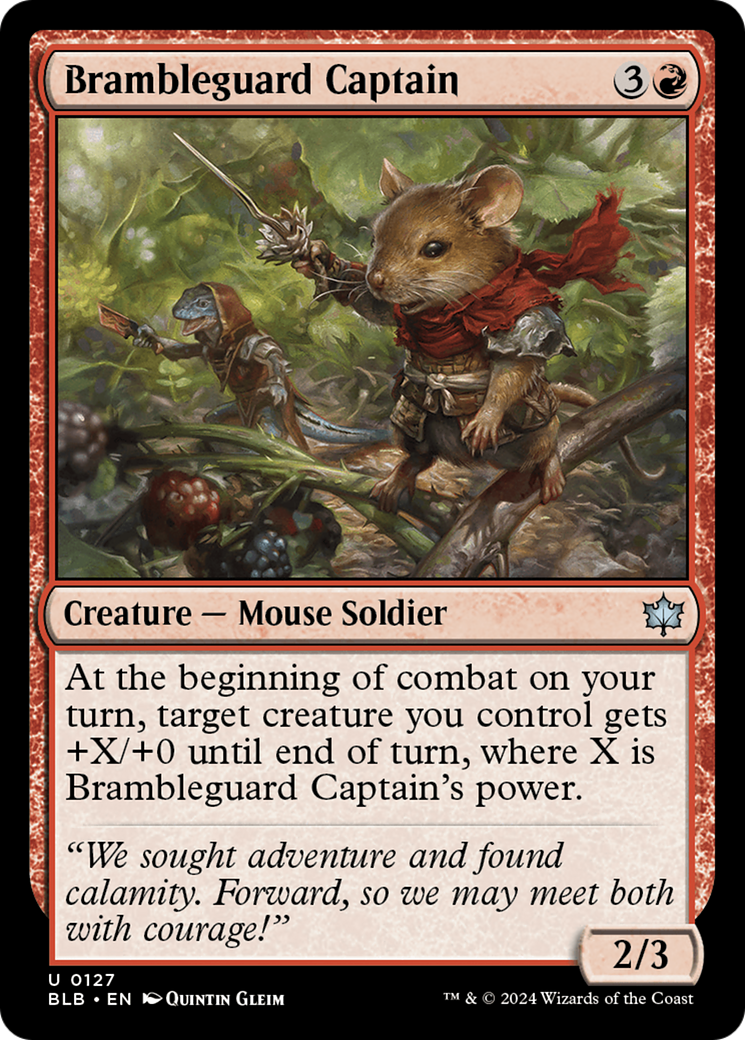 Brambleguard Captain [Bloomburrow] - Magic: The Gathering - Card Brawlers | Quebec | Canada |