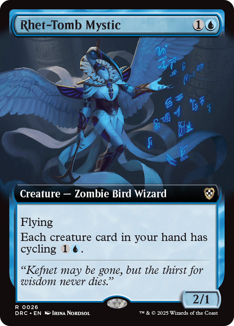 Rhet-Tomb Mystic (Extended Art) [Aetherdrift Commander] - Magic: The Gathering - Card Brawlers | Quebec | Canada |