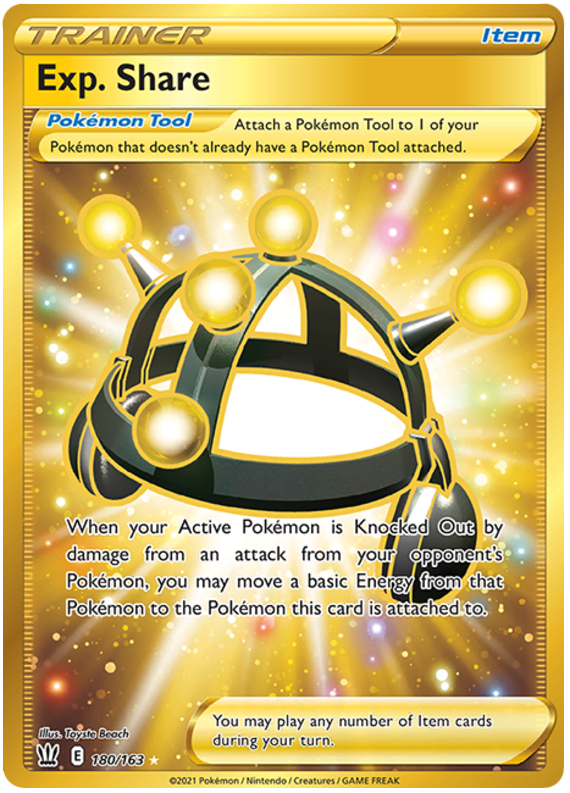 Exp. Share (180/163) [Sword & Shield: Battle Styles] - Pokémon - Card Brawlers | Quebec | Canada |