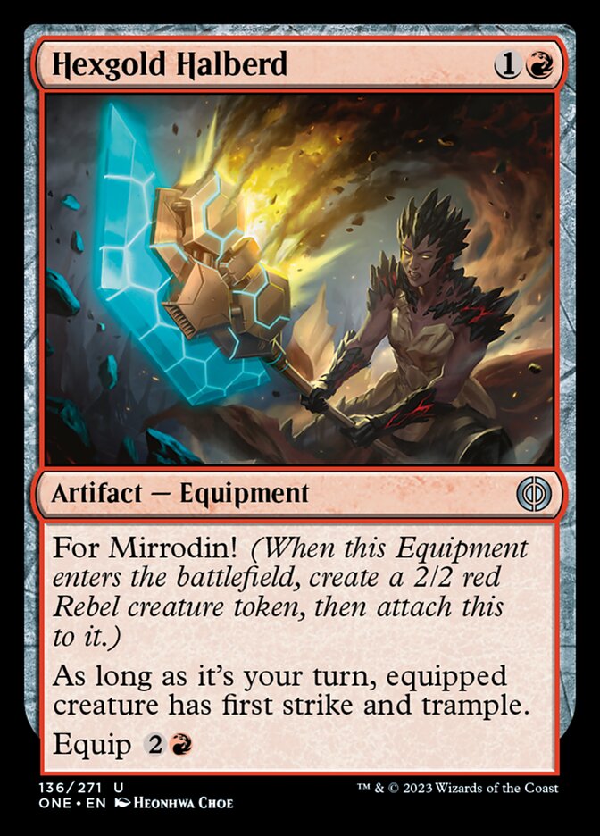 Hexgold Halberd [Phyrexia: All Will Be One] - Magic: The Gathering - Card Brawlers | Quebec | Canada |