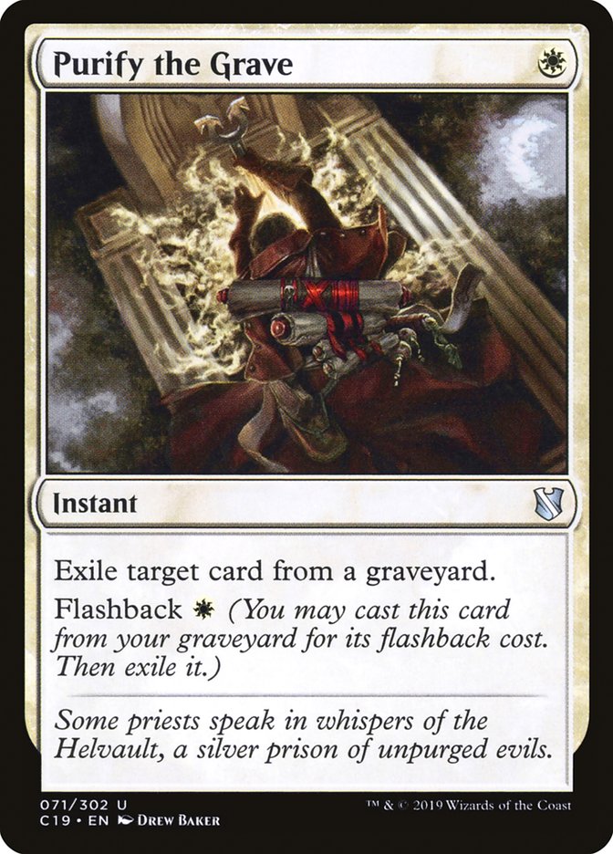 Purify the Grave [Commander 2019] - Magic: The Gathering - Card Brawlers | Quebec | Canada |