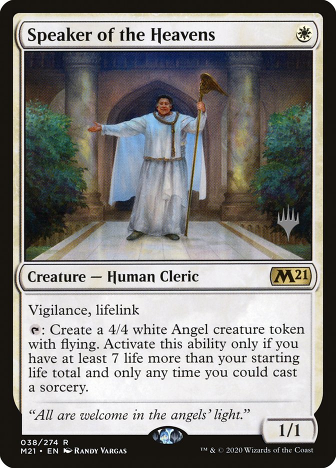 Speaker of the Heavens (Promo Pack) [Core Set 2021 Promos] - Magic: The Gathering - Card Brawlers | Quebec | Canada |