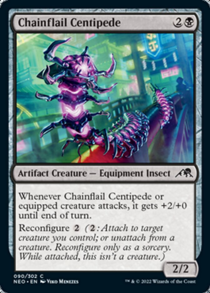 Chainflail Centipede [Kamigawa: Neon Dynasty] - Magic: The Gathering - Card Brawlers | Quebec | Canada |