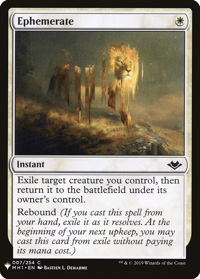 Ephemerate [Mystery Booster] - Magic: The Gathering - Card Brawlers | Quebec | Canada |