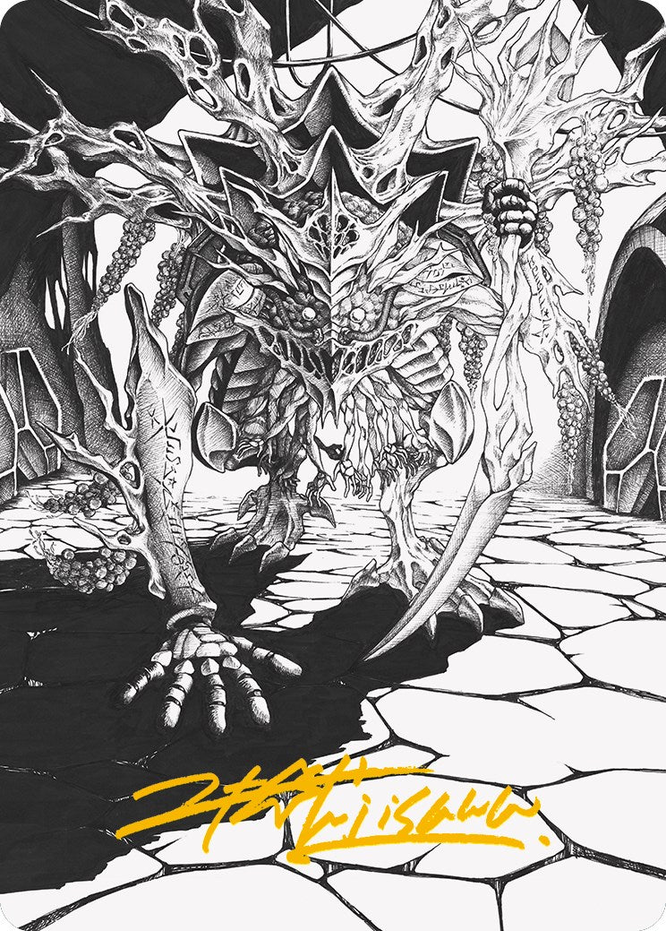 Thrun, Breaker of Silence Art Card (Gold-Stamped Signature) [Phyrexia: All Will Be One Art Series] - Magic: The Gathering - Card Brawlers | Quebec | Canada |