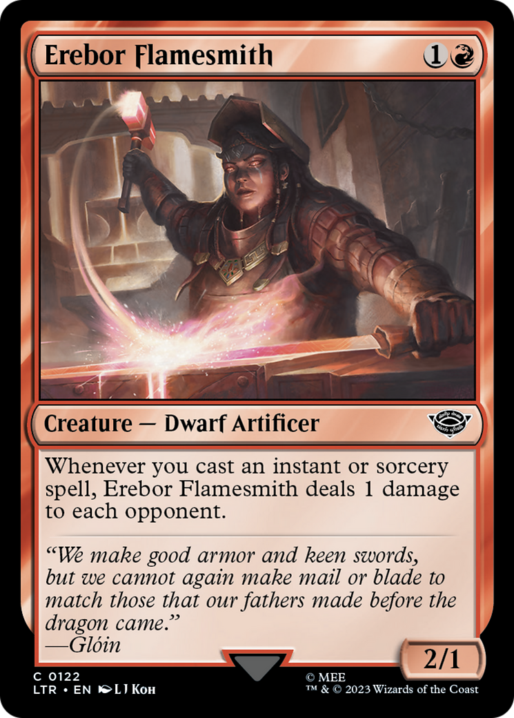 Erebor Flamesmith [The Lord of the Rings: Tales of Middle-Earth] - Magic: The Gathering - Card Brawlers | Quebec | Canada |