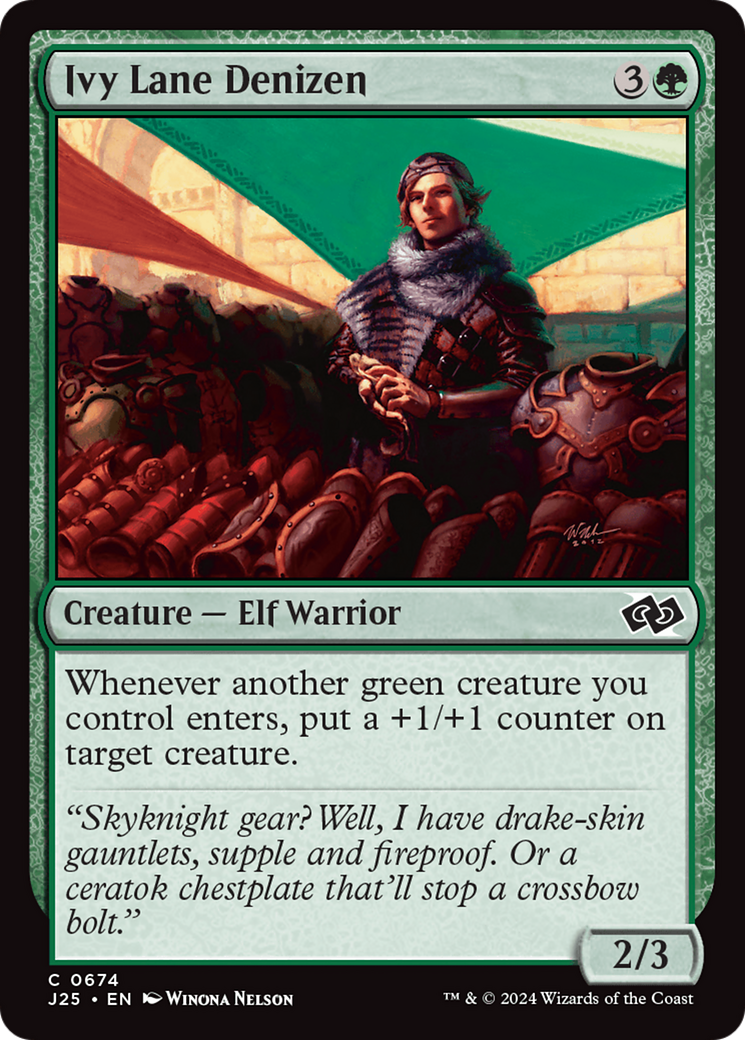 Ivy Lane Denizen [Foundations Jumpstart] - Magic: The Gathering - Card Brawlers | Quebec | Canada |