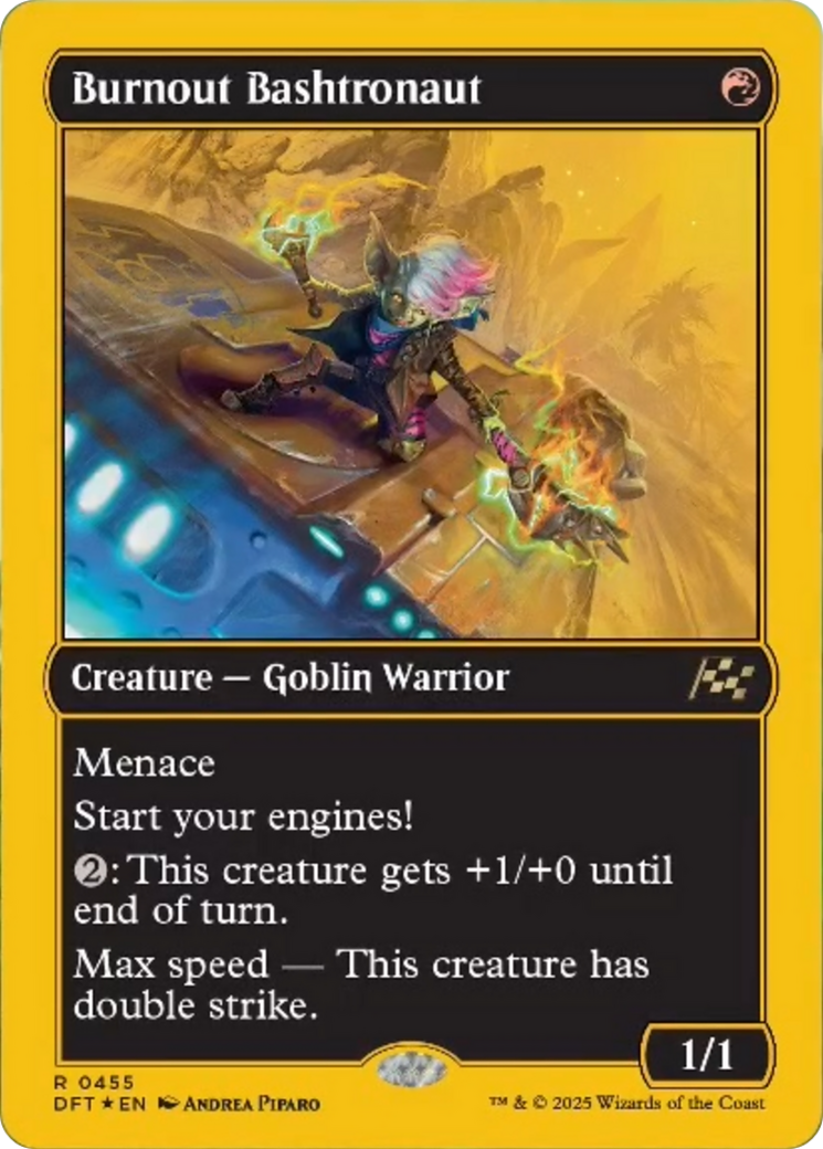Burnout Bashtronaut (First-Place Foil) [Aetherdrift] - Magic: The Gathering - Card Brawlers | Quebec | Canada |