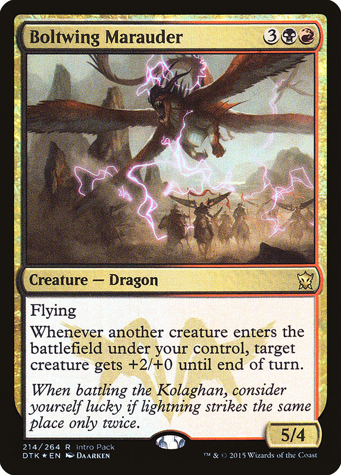 Boltwing Marauder (Intro Pack) [Dragons of Tarkir Promos] - Magic: The Gathering - Card Brawlers | Quebec | Canada |