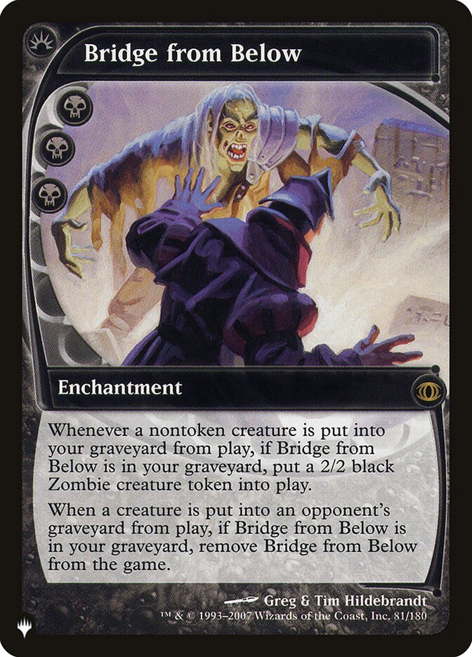 Bridge from Below [The List] - Magic: The Gathering - Card Brawlers | Quebec | Canada |