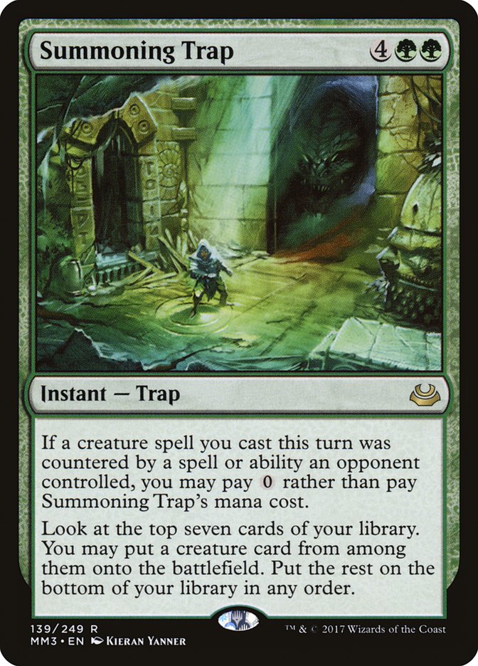 Summoning Trap [Modern Masters 2017] - Magic: The Gathering - Card Brawlers | Quebec | Canada |
